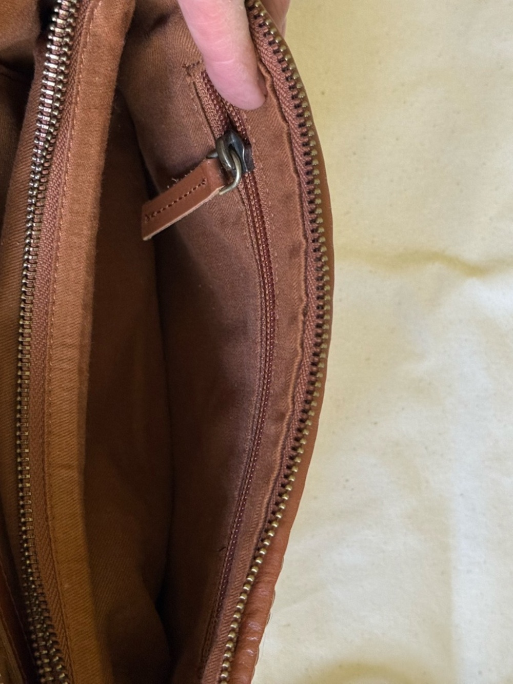Bembien Nora Crossbody Woven Leather Purse in Sienna - Picture 10 of 13